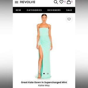 Katie May Great Kate Gown: Supercharged Mint